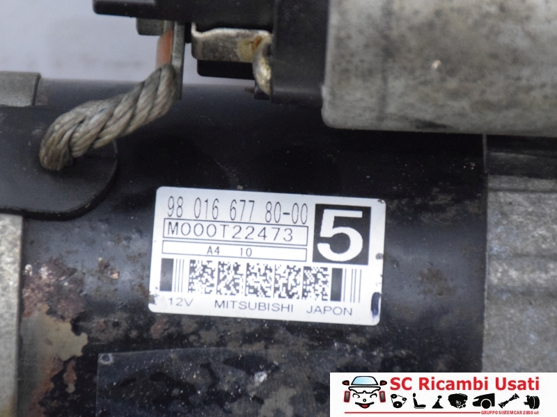 Motorino Avviamento Peugeot 208 1.4 Hdi 9801667780 - 30153 Motorino Avviamento Peugeot 208 1.4 Hdi 9801667780 - 30153