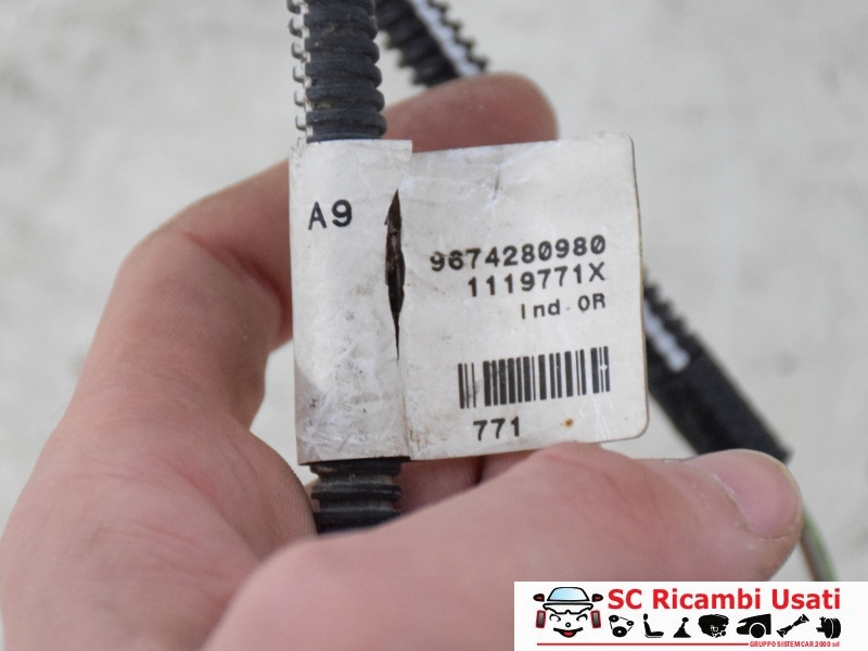 Cavo Retronebbia Paraurti Posteriore Peugeot 208 9674280980 - 30196 Cavo Retronebbia Paraurti Posteriore Peugeot 208 9674280980 - 30196