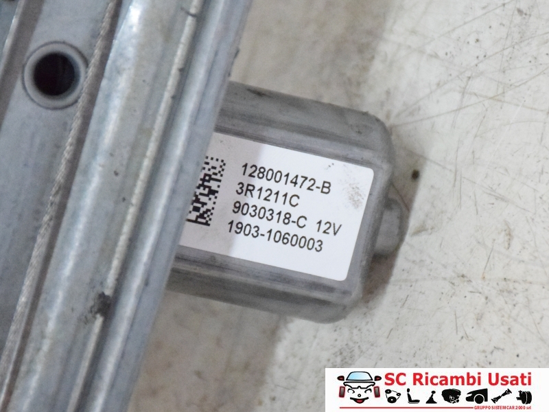 Alzavetro Anteriore Destro Renault Zoe 807206641R 128001472B - 31683