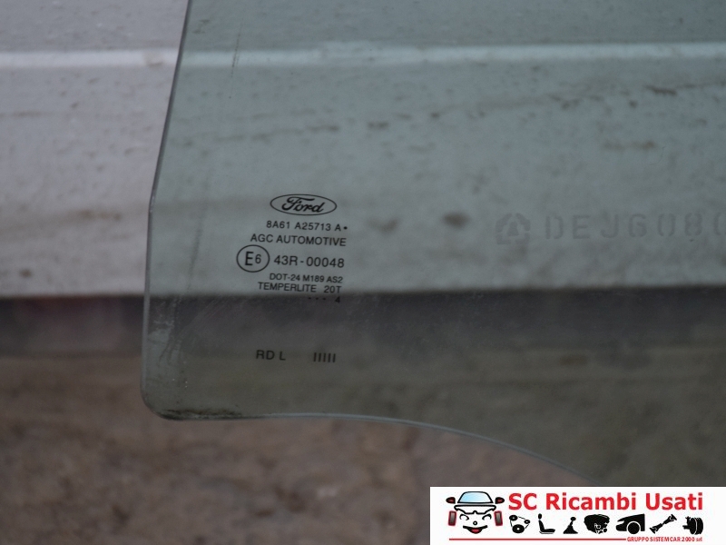 Vetro Scendente Posteriore Sinistro Ford Fiesta 6  - 32885