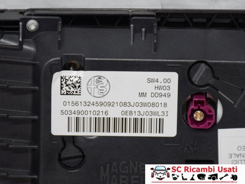 Display 8.8" Alfa Romeo Stelvio 156132459 - 33866