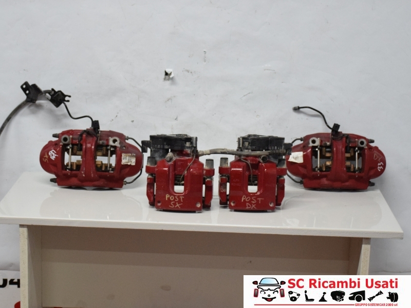 Pinze Freni Ant E Post Alfa Romeo Stelvio 2.2 50551350 50551354 50553651 50553642 - 33941 Pinze Freni Ant E Post Alfa Romeo Stelvio 2.2 50551350 50551354 50553651 50553642 - 33941