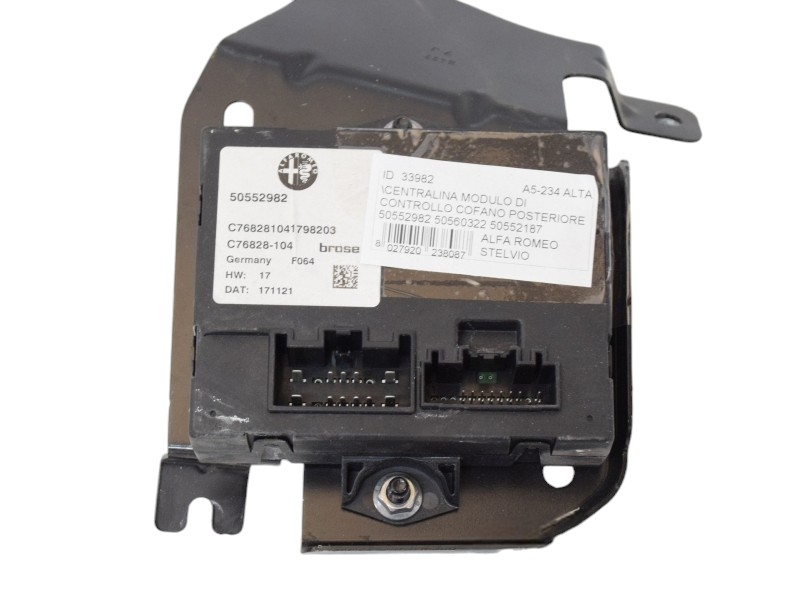 Centralina Portellone Alfa Romeo Stelvio 50552982 - 33982