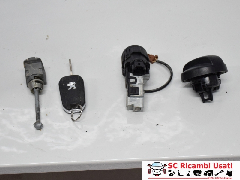 Blocchetto Accensione Con Chiave Peugeot 208 9673257480 9674001080 - 34154