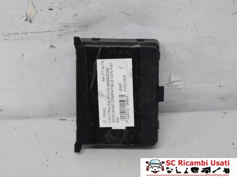 Centralina Stufa Jeep Avenger 9848932380 9836236080