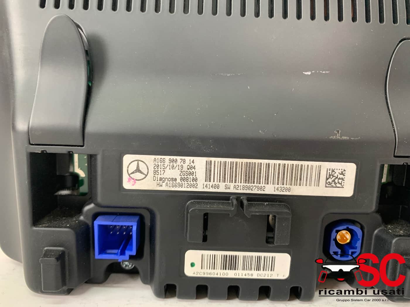 Display Multifunzione Mercedes Classe B W246 A1669007814 - 35933
