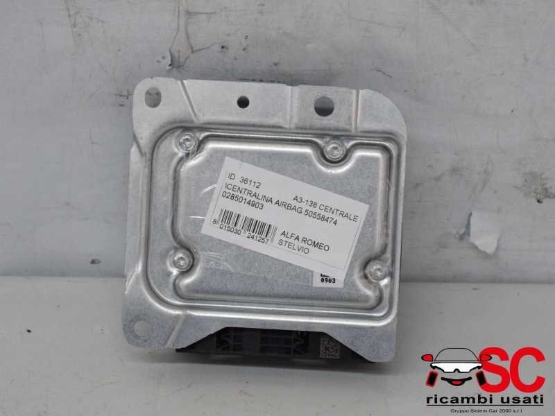 Centralina Airbag Alfa Romeo Stelvio 50558474 - 36112 Centralina Airbag Alfa Romeo Stelvio 50558474 - 36112