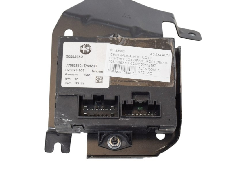 CENTRALINA PORTELLONE POSTERIORE ALFA ROMEO Stelvio Serie (949_) 50552982 (16>)