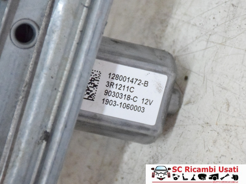 MOTORINO ALZAVETRO ANTERIORE DESTRA RENAULT ZOE Serie 807206641R (13>18)