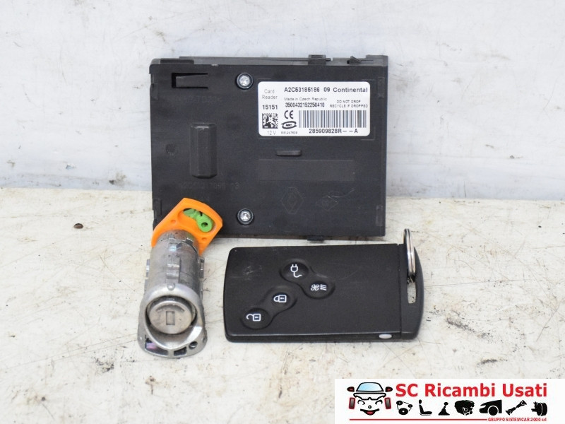 285909828R BLOCCHETTO ACCENSIONE CON CHIAVE PIU RENAULT ZOE Serie elettrica