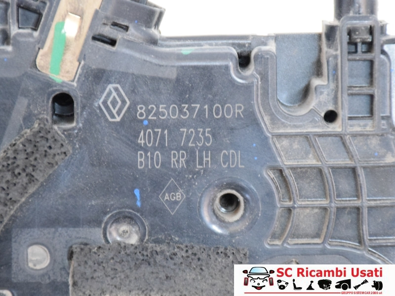 SERRATURA POSTERIORE SINISTRA RENAULT ZOE Serie 825037100R (13>18)