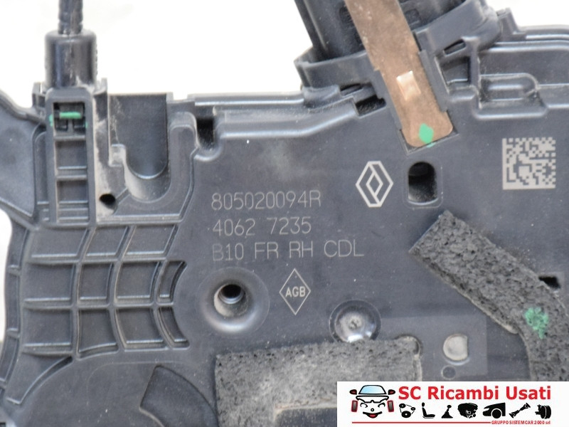SERRATURA ANTERIORE DESTRA RENAULT ZOE Serie 805020094R (13>18)