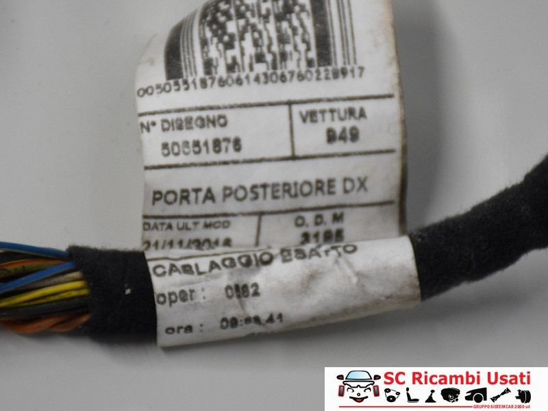 CABLAGGIO PORTA POSTERIORE DESTRA ALFA ROMEO Stelvio Serie (949_) 50551876 (16>)