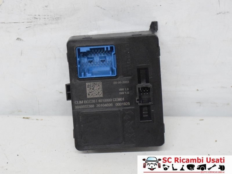 9848932380 9848932380 CENTRALINA ARIA CONDIZIONATA JEEP Avenger Serie diesel