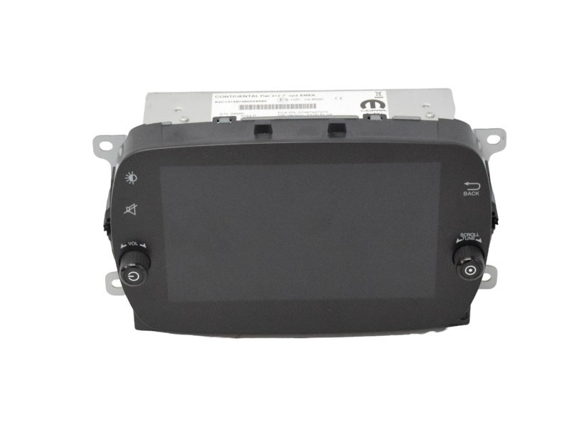 SCHERMO DISPLAY NAVIGATORE SOLO SCHERMO FIAT 500 Serie 735722727 (15>)