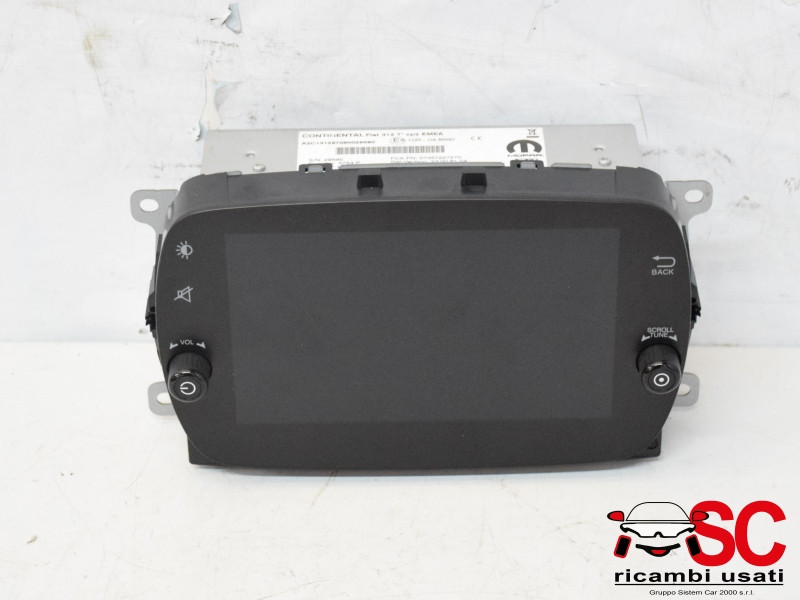 SCHERMO DISPLAY NAVIGATORE SOLO SCHERMO FIAT 500 Serie 735722727 (15>)