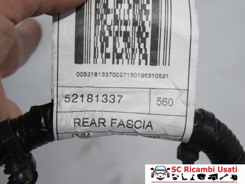 52181337 52181337 CABLAGGIO SENSORI DI PARCHEGGIO POSTERIORI JEEP Compass Serie diesel