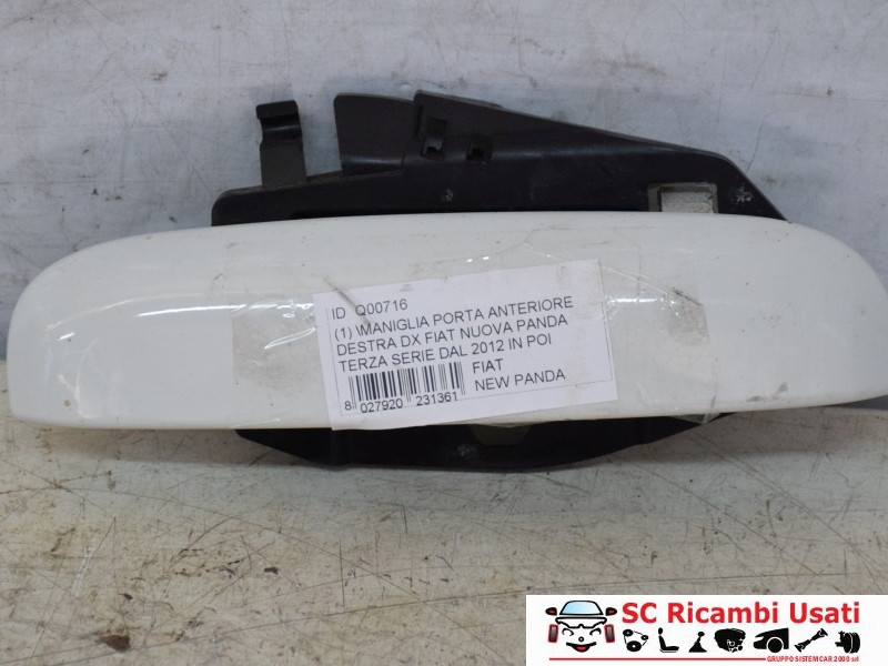 MANIGLIA ESTERNA ANTERIORE DESTRA FIAT Panda 3° Serie (12>)