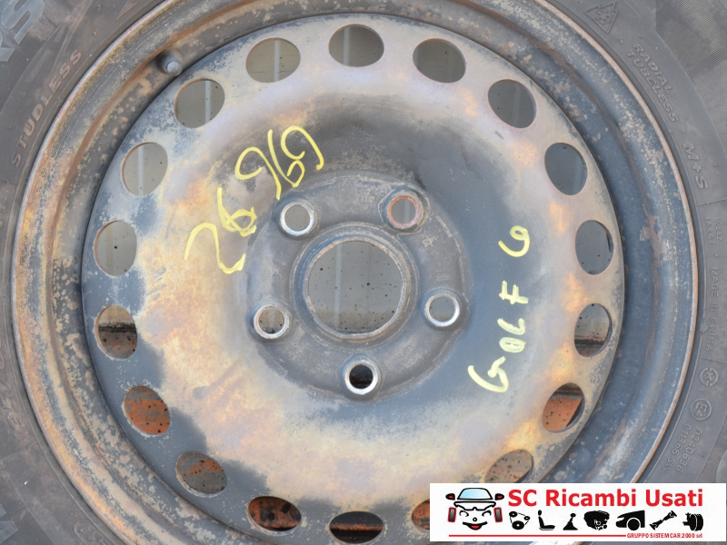 Cerchi In Ferro 15 Volkswagen Golf 6  - 26969