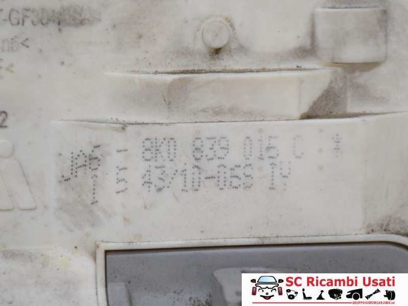 Serratura Porta Posteriore Sinistra Audi A4 B8 8K0839015C - 28349 Serratura Porta Posteriore Sinistra Audi A4 B8 8K0839015C - 28349