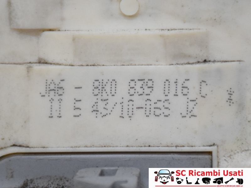 Serratura Porta Posteriore Destra Audi A4 B8 8K0839016C - 28351