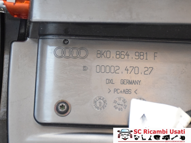 Tunnel Console Centrale Audi A4 B8 8K0863244A - 28495 Tunnel Console Centrale Audi A4 B8 8K0863244A - 28495