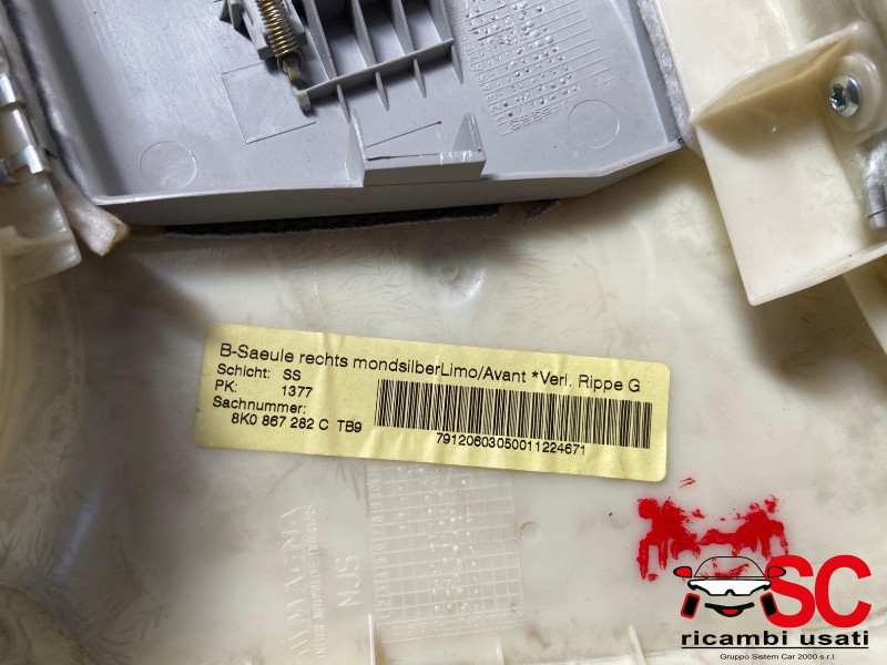 Rivestimenti Montanti Interni Audi A4 Avant 8K0867239 8K0867240 Rivestimenti Montanti Interni Audi A4 Avant 8K0867239 8K0867240