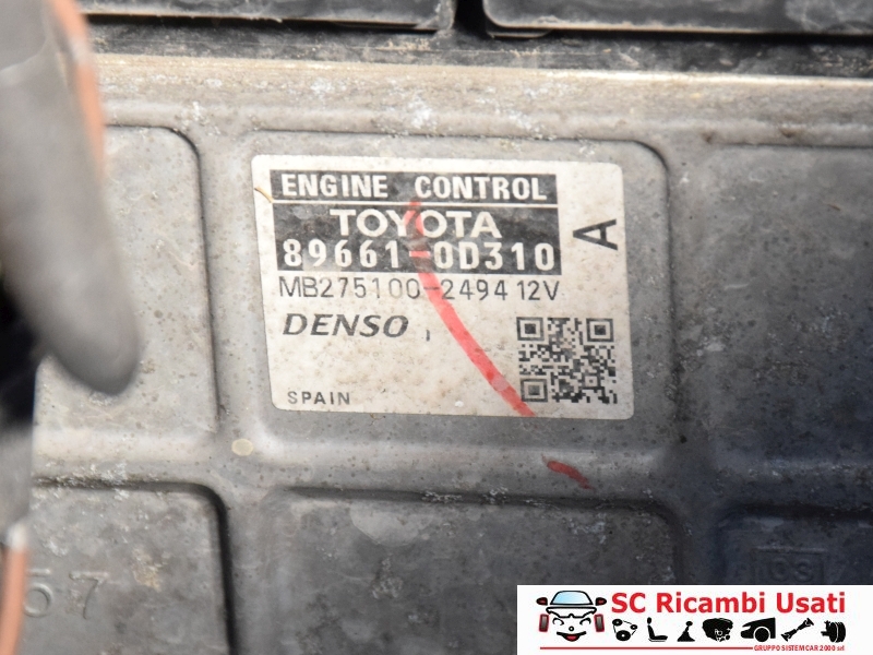 Centralina Motore Toyota Yaris 1.3 Vvti 896610D310 - 29024