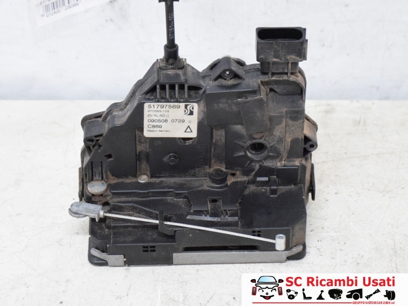 Serratura Porta Posteriore Sx Fiat Grande Punto 51797569 - 32117