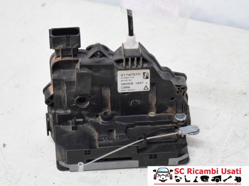 Serratura Posteriore Destra Fiat Grande Punto 51797570 - 32118