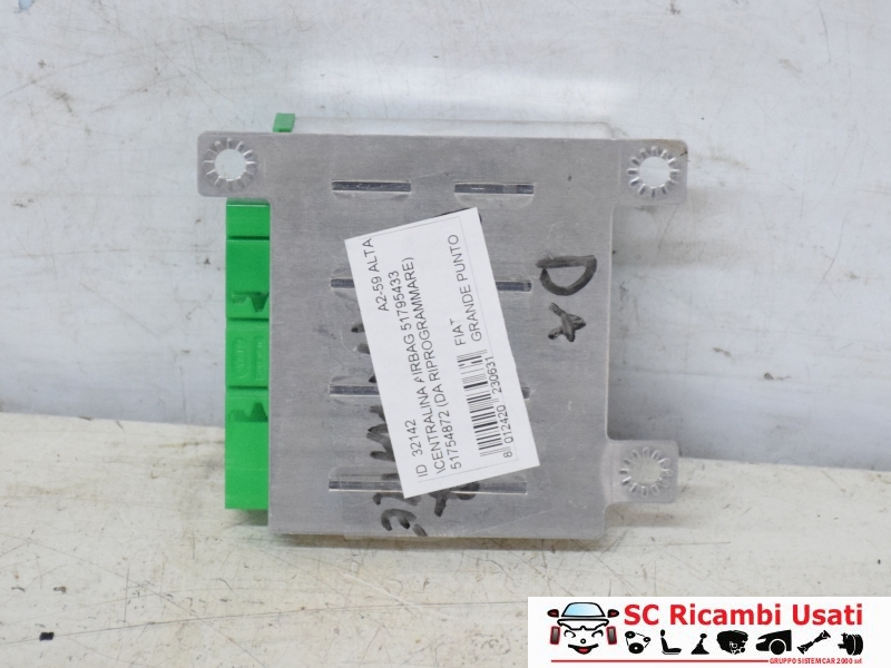 Centralina Airbag Fiat Grande Punto 51795433 - 32142