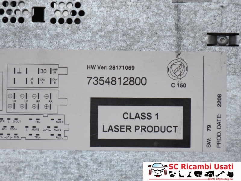 Autoradio Fiat Grande Punto 735481280 - 32157 Autoradio Fiat Grande Punto 735481280 - 32157