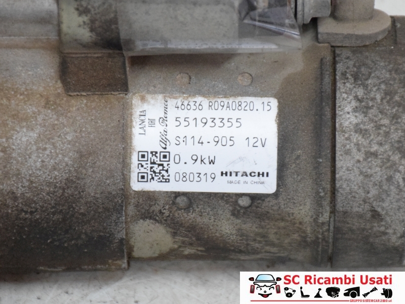 Motorino Di Avviamento Fiat Grande Punto 1.2 Benz 55193355 51890631 - 32196