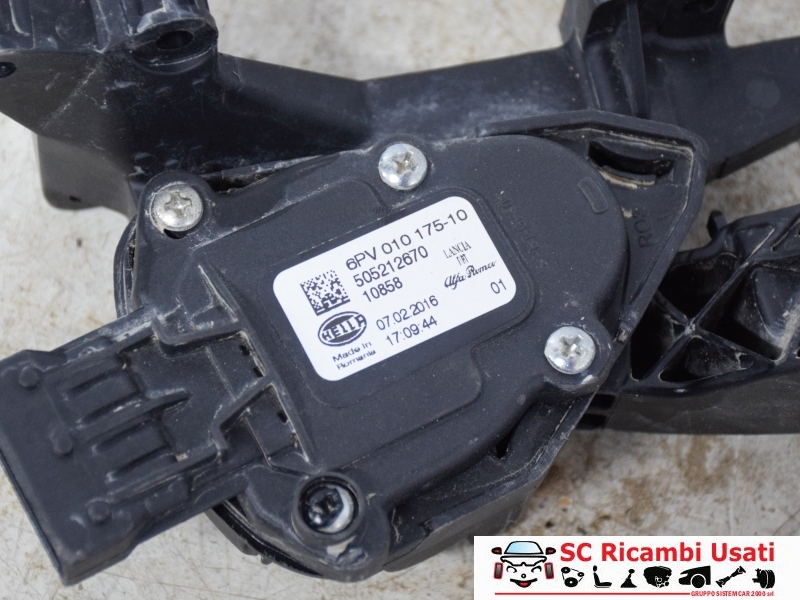 Pedale Acceleratore Alfa Romeo Giulietta 50521267 51806966 - 33622 Pedale Acceleratore Alfa Romeo Giulietta 50521267 51806966 - 33622