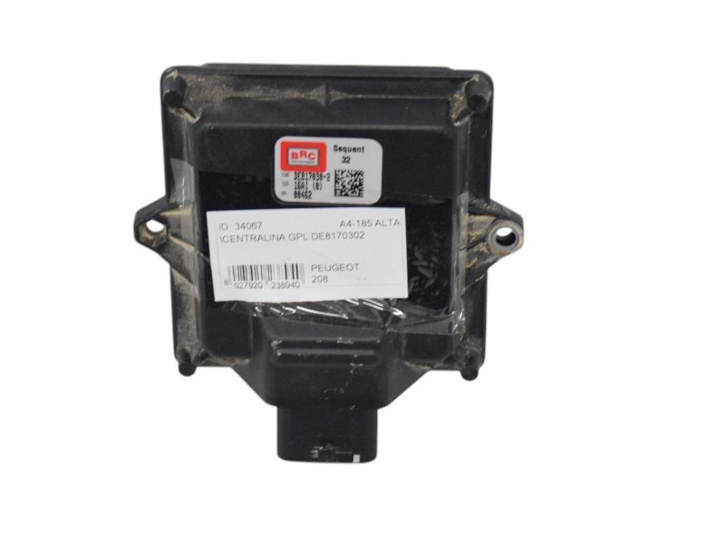 Centralina Gpl Peugeot 208 1.2 Benzina DE8170302 - 34067 Centralina Gpl Peugeot 208 1.2 Benzina DE8170302 - 34067