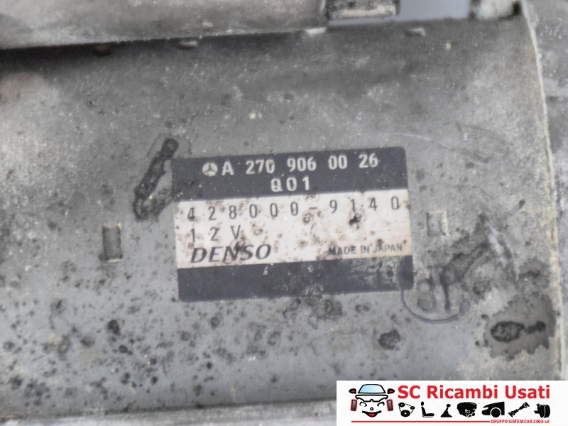 Motorino Di Avviamento Mercedes Classe B 1.8 Cdi A2709060026 - 35006 Motorino Di Avviamento Mercedes Classe B 1.8 Cdi A2709060026 - 35006