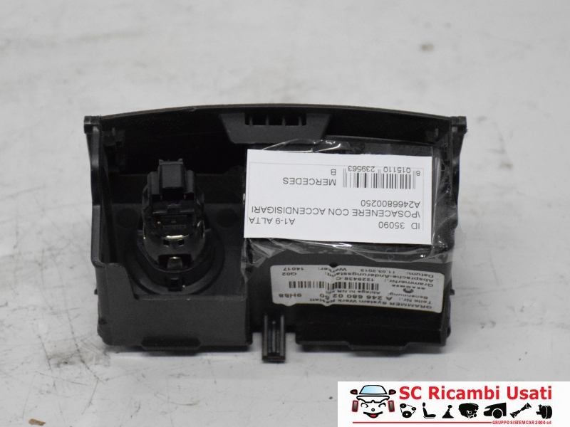 Posacenere Mercedes Classe B W246 A2466800250 - 35090 Posacenere Mercedes Classe B W246 A2466800250 - 35090