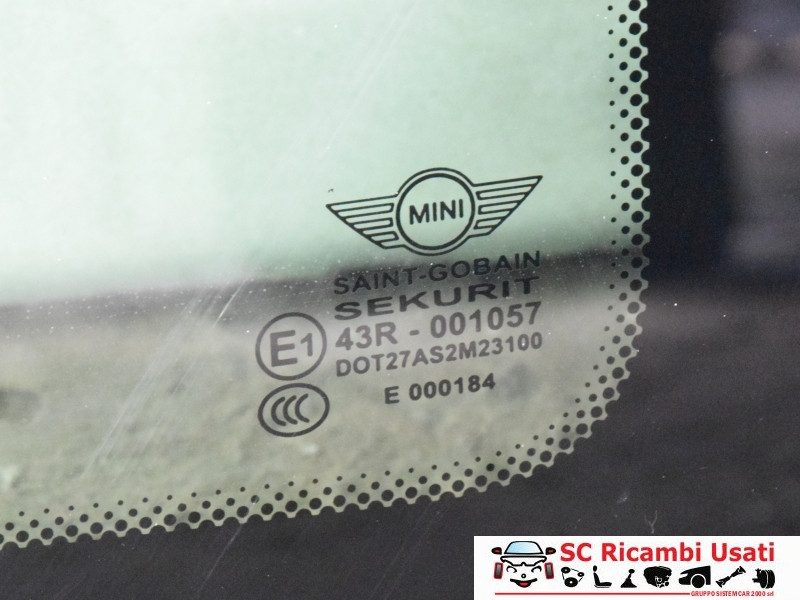 VETRO FISSO POSTERIORE DX MINI One 2° Serie 51377146500 (06>13)