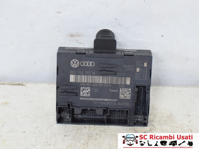CENTRALINA PORTA DX PASSEGGERO AUDI A4 Serie B8 (8K2) 8K0959792M (07>16)