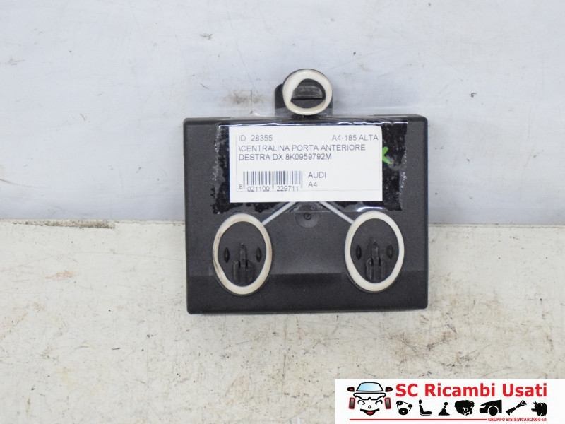 CENTRALINA PORTA DX PASSEGGERO AUDI A4 Serie B8 (8K2) 8K0959792M (07>16)