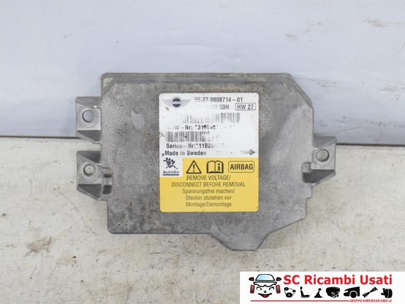 CENTRALINA AIRBAG MINI One 2° Serie 65779808714 (06>13)