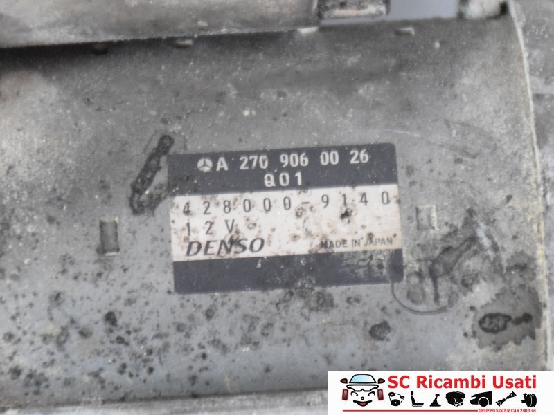 A2709060026 MOTORINO AVVIAMENTO MERCEDES Classe B W246 2° Serie diesel