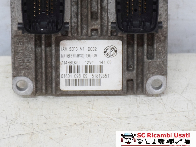51819351 CENTRALINA MOTORE FIAT Grande Punto 2° Serie benzina