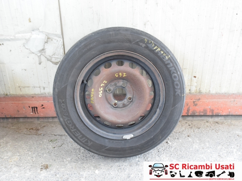Cerchio In Ferro 14 Fiat Panda  - 24990