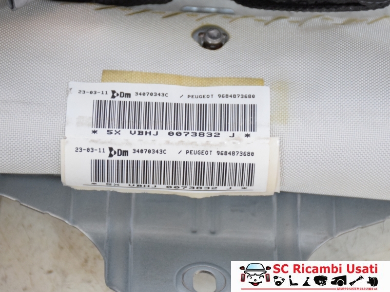 Airbag Tendina Destra Peugeot 5008 9684873680 - 25018