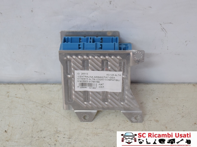 Centralina Airbag Fiat Idea 51783815 51816903 - 26513