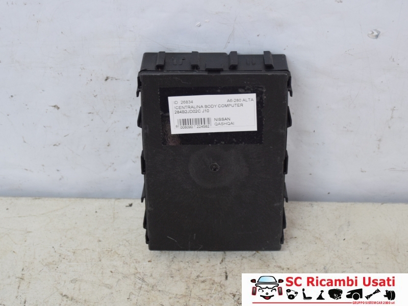 Body Computer Nissan Qashqai J10 284B2JD02C - 26834
