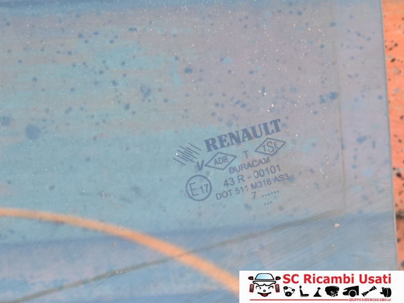 Vetro Scendente Posteriore Sinistro Clio 3 Sw - 26996 Vetro Scendente Posteriore Sinistro Clio 3 Sw - 26996