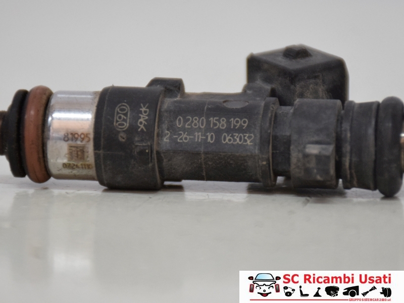 Iniettori Lancia Musa 1.4 Benzina 0280158199 55212143 Iniettori Lancia Musa 1.4 Benzina 0280158199 55212143