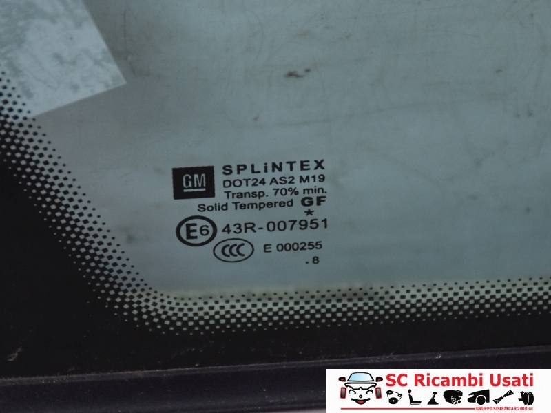 Vetro Fisso Anteriore Destro Opel Zafira 13123923 - 29483 Vetro Fisso Anteriore Destro Opel Zafira 13123923 - 29483